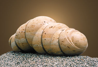 Skulptur "Kletterraupe"